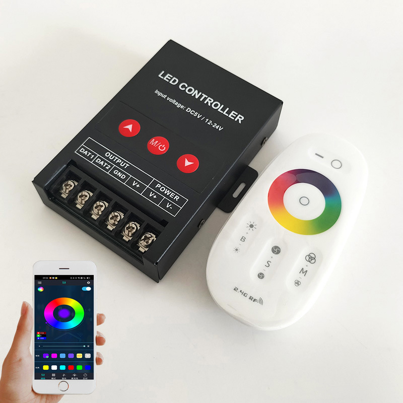 Bluetooth Addressable LED Strips High Power LED Music Controller Bluetooth Addressable LED Strips High Power LED Music Controller